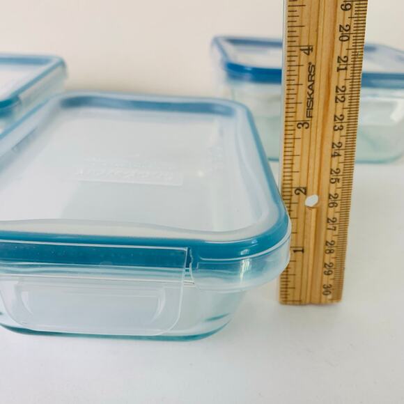 Snapware Total Solution Glass Food Storage Containers Set with Plastic Lids 3Pcs - Picture 7 of 9